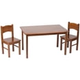 thumbnail image 2 of Gift Mark Natural Hardwood Rectangle Table and Chair Set (Cherry Finish), 2 of 2