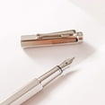 thumbnail image 3 of Caran D' Ache Ecridor Palladium Coated Chevron Fountain pen Medium, 3 of 9