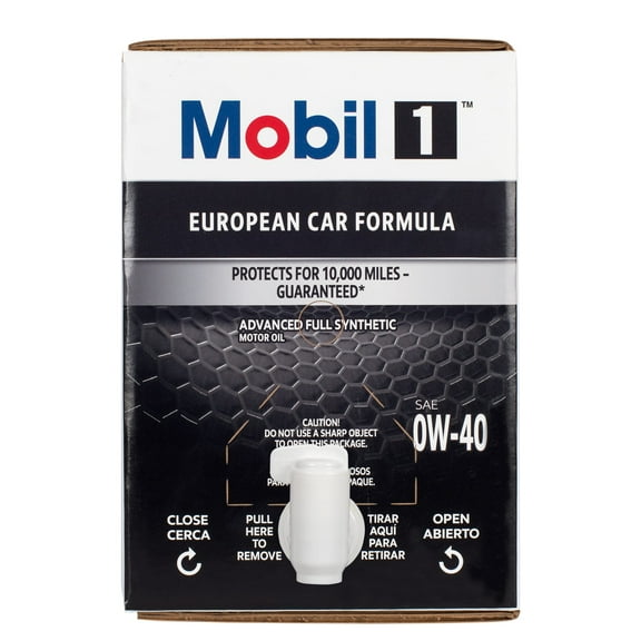 Mobil 1 FS European Car Formula Full Synthetic Motor Oil 0W-40, 12 Quart