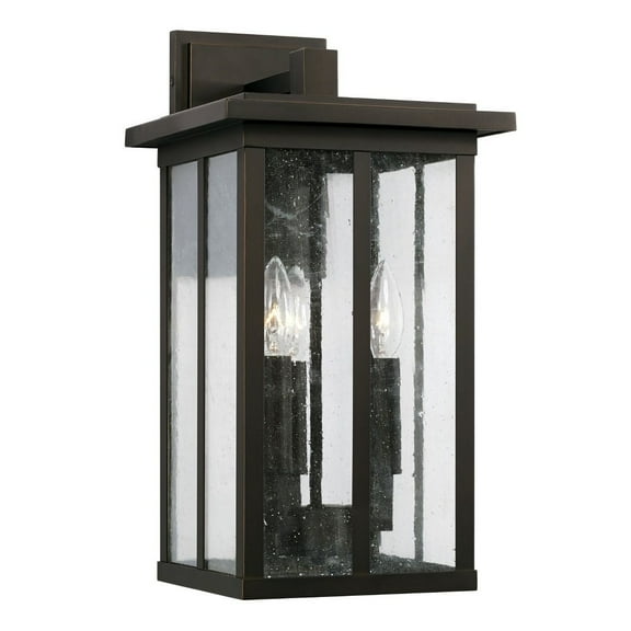 3 Light Outdoor Wall Lantern Rain Or Shine Made For Coastal Environments-Oiled Bronze Finish Capital Lighting 943832Oz
