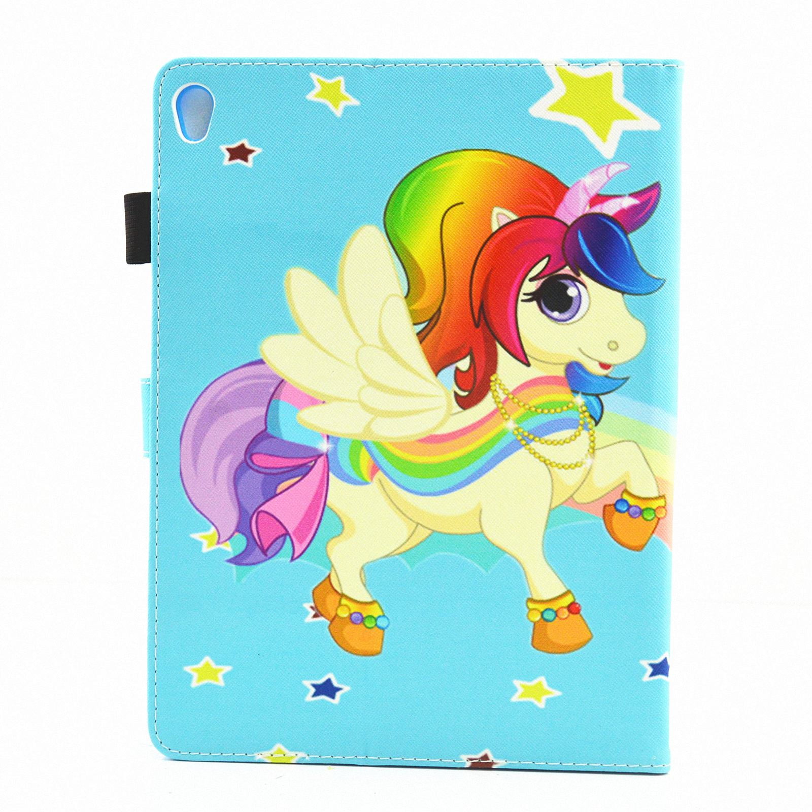 iPad Pro 11 inch 2018 Case, Allytech [Not Supported Apple Pencil Magnetic Attachment] Smart Book Style Stand Protective Case for Apple iPad Pro 11 Inch Tablet (2018), Star Unicorn