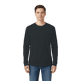 thumbnail image 4 of Gildan Long Sleeve Crewneck T-Shirt for Men, 9 Pack Ultra Cotton Classic Black Tee, 4XL, 4 of 6