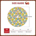 thumbnail image 2 of Haiem Colorful Rubber Duck 1 Pattern Christmas Tree Skirt Merry Christmas Party Christmas Tree Decoration,New Year Decorations-30", 2 of 6