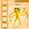 thumbnail image 2 of TwCare Rainbow Friends Yellow Plush Toy, Soft Stuffed Animal Monsters Doors Plush Doll Toys, Wiki Plushies Toys Gifts for Kids Adults Birthday Thanksgiving Christmas Horror Game Party Favors Fans, 2 of 5