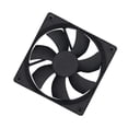thumbnail image 3 of Kearding Computer Case Fan Black Quiet DC Pin Heat-removal Dissipation 12V Performance 2 PC Connector Accessories Supplies Type2 NO2, 3 of 6