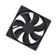 thumbnail image 2 of Matsuzay Computer Case Fan Black Quiet DC Pin Heat-removal Dissipation 12V Performance 2 PC Connector Accessories Supplies Type2 NO2, 2 of 6