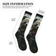 thumbnail image 4 of Rateoe Surreal Panda Warrior Compression Socks for Women and Men 20-30mmHg-Circulation Support Socks Knee High Nurse Pregnant Running Medical and Travel Athletic, 4 of 7