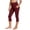 Wine, variant on SROBPTY Teen Girls Pants Solid High Waist Straight Leg with Pockets Stretch Trousers for 3-12Y