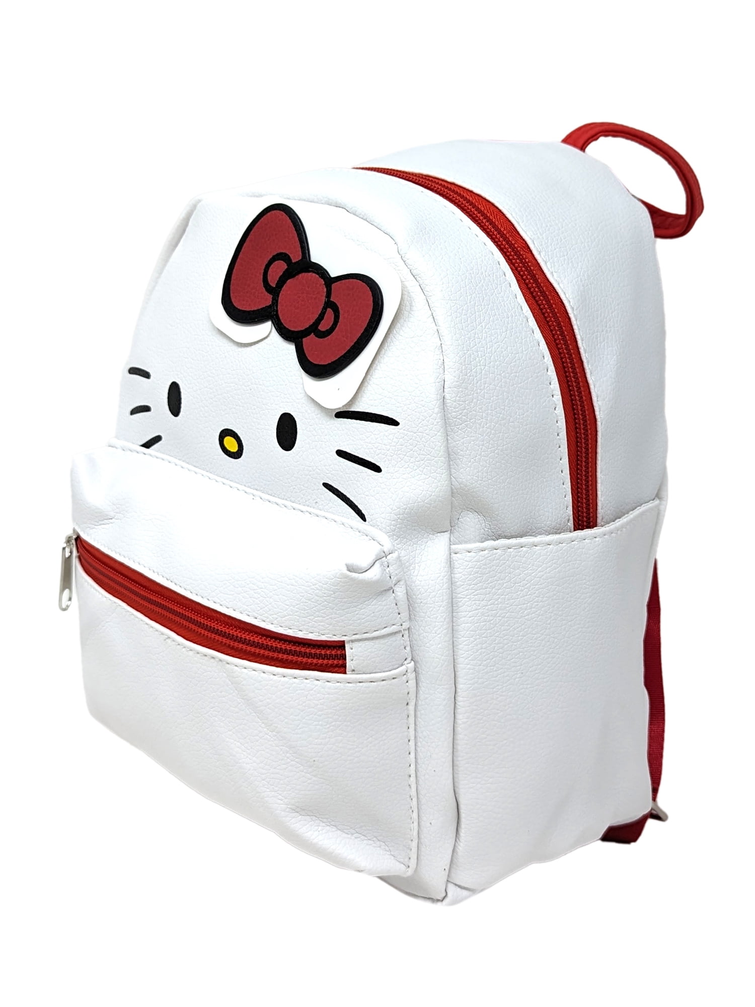 Hello Kitty Mini Deluxe Backpack 10" Cosplay w/ Bow Girls White