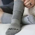 thumbnail image 4 of TCK 3 Pair Work & Athletic Crew Socks with Dry IQ Technology for Men & Women (Grey, Medium), 4 of 6