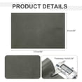 thumbnail image 2 of Uxcell Faux Leather Fabric, 1 Yard Waxed PU Leather Upholstery Fabric for DIY Crafts, Gray, 2 of 6