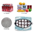 thumbnail image 4 of Lunch Bag Portable Crossbody Meal Bag Cooler Bag Insulated Lunch Bag Food Bag Handheld & Crossbody Design Cartoon Cloud, 4 of 6