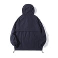 thumbnail image 4 of Men's Golf Jacket Casual Windbreaker Lightweight Zip Up Stylish Fashion Coat Men Solid Color Zipper Pocket Stand Up Collar Long Sleeve Hoodless Outwear Jackets, 4 of 7