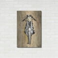 thumbnail image 3 of Luxe Metal Art 'Metallic Rider I' by Annie Warren, Metal Wall Art, 24"x36", 3 of 9