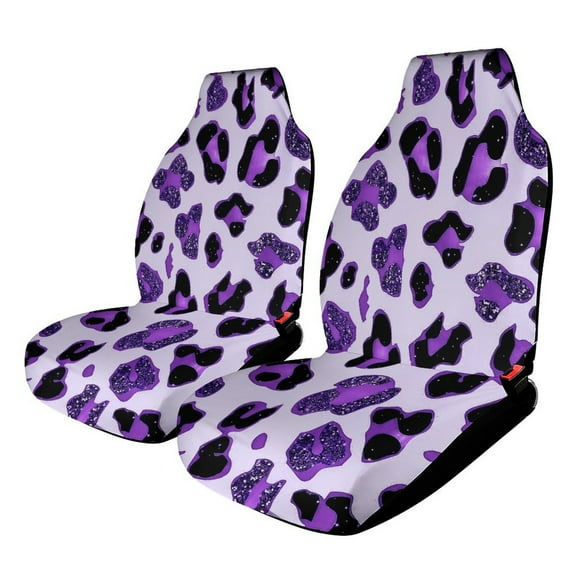 Animal Print Car Seat Covers,Universal Auto Front Seats Protector Fits for Car,SUV Sedan,Truck