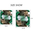 thumbnail image 4 of Coolnut Mailbox Covers, Magnetic Standard Size Cat in The Green Tunnel Seasonal Mail Wraps for Home Outdoor Decor, 20.7"x18.03", 4 of 5