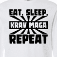 thumbnail image 4 of Inktastic Eat, Sleep, Krav Maga, Repeat Long Sleeve T-Shirt, 4 of 5