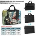 thumbnail image 2 of Suicide Squad Joker Harley Quinn Laptop Bag Shoulder Portable Laptop Case Sleeve Chromebook Notebook Messenger Briefcase Adjustable Handbag For Women & Men, 2 of 8
