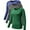 21# 3Pack:Gray+Blue+Green, variant on NELEUS Womens Compression T Shirt Yoga Athletic Dry Fit Long Sleeve 3 Pack,Gray+Blue+Green,US Size M