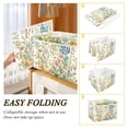 thumbnail image 2 of Yayeee Collapsible Cube Storage Bin with Lid Fabric Closet Decorative Basket with Handles, Colorful Wildflowers, 2 of 7