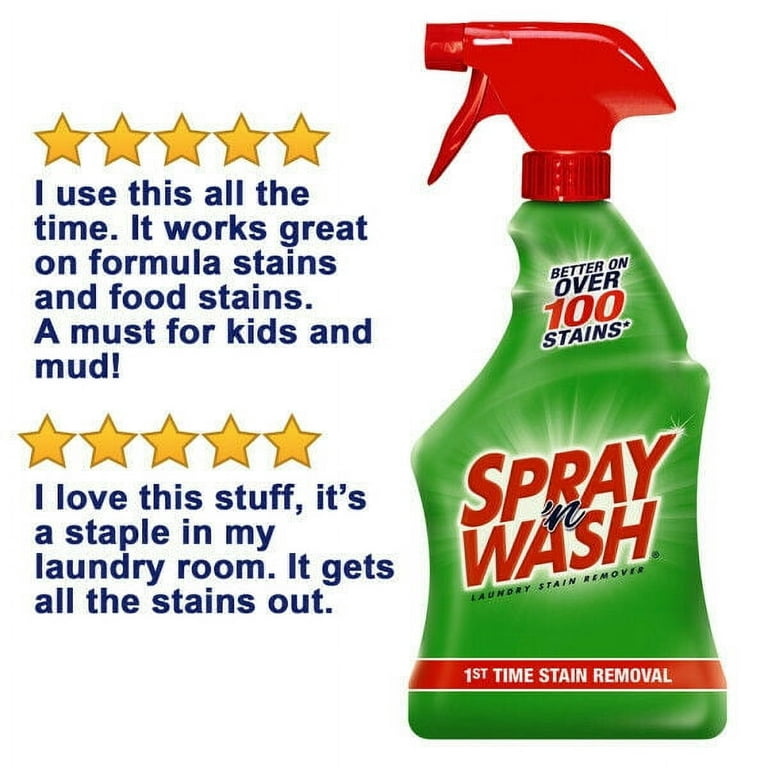 Spray 'n Wash Pre-Treat Laundry Stain Remover 22 oz (Pack of 2)