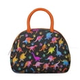 thumbnail image 2 of Playful Dinosaur Lunch Bag – Whimsical Dino Cartoon World with Fun Print, 2 of 4