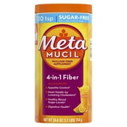 Metamucil, Sugar-Free, 4-in-1 Fiber for Digestive Health, 260 tsps