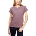 thumbnail image 1 of Camiseta básica texturizada Lucky Brand para mujer, Púrpura, pequeña, 1 of 1