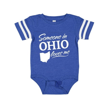 

Inktastic Someone in Ohio Loves Me Gift Baby Boy or Baby Girl Bodysuit