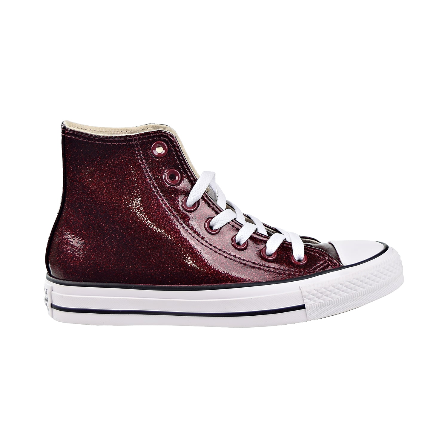 Converse Chuck Taylor All Star HI Women's Shoes Dark Burgundy-White-Black  562480c 