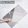 thumbnail image 4 of Alfombra De Baño Absorbente Antideslizante Alfombra De Baño Microfibra De Diatomita Alfombra De Baño Suave De Secado Rápido Gris 40 × 60 Cm, 4 of 5