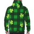 thumbnail image 7 of Pofeuu Happy St. Patrick's Day5 Print Mens Casual Hooded Collar Drawstring Hoodies Pullover Sweatshirts Casual Long Sleeve Shirts-3X-Large, 7 of 7