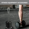 thumbnail image 3 of SHOWERORO 1Set Barbell Rack Steel Fitness Barbell Plate Storage Rack Black 7.5X3.1X3.1In, 3 of 8