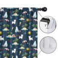 thumbnail image 4 of West Highland White Terrier and Beach Insulated Teens Curtains Set Of 2, Bedroom Essentials, Toddler Room Decor 42x63in(106x160cm), 4 of 5