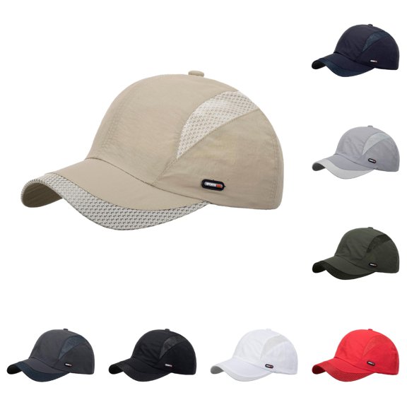 LiuXxxx Fashion Women Men Sport Climbing Breathable Beach Baseball Cap Hop Sun Hat Beige