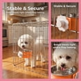 thumbnail image 5 of Pet Crate Bowlslightweight Stainless Steel Pet Bowls,Removable Dog Cage Hanging Bowl for Puppy Cat Rabbit Ferret Birds Guinea Pigs, 5 of 6