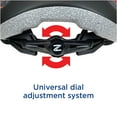 thumbnail image 4 of Zefal Black Universal Dial Fit Light-Up Bike Helmet (LED Light, Visor, Unisex, Ages 14+), 4 of 8