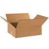 The Packaging Wholesalers Flat Corrugated Boxes 18" x 14" x 6" Kraft 25/Bundle BS181406