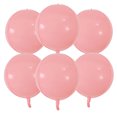thumbnail image 3 of 6 globos de helio de aluminio 4D de 22 pulgadas, globos de aire metálicos brillantes para decoración de bodas, fiestas de cumpleaños, baby shower, juguetes para niños, 3 of 5