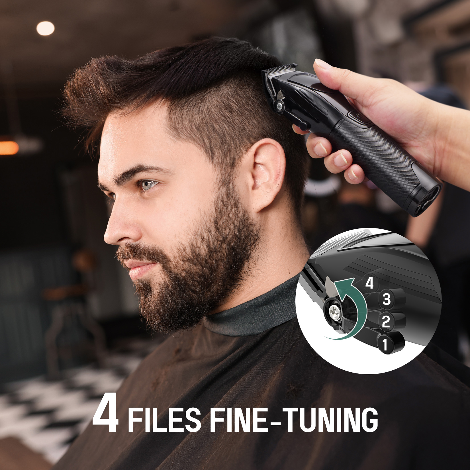 Mpow Cordless Hair Clippers & Beard Trimmer Kit photo 2