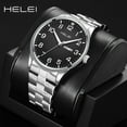 thumbnail image 2 of HELEI Men's Quartz Watch Waterproof Wristwatches 802744075148, 2 of 9