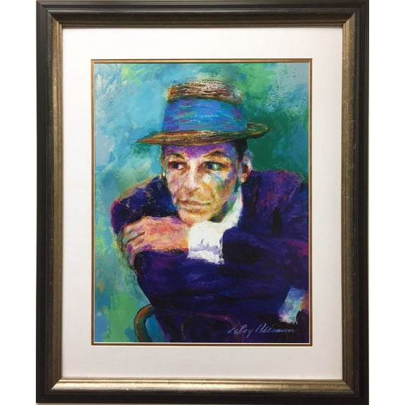 LeRoy Neiman "Frank Sinatra - The Voice" CUSTOM FRAMED Art Lithograph Generic