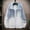 Gray, variant on WIZUTIZ Lightweight Rain Jacket for Men Fashion Tie Dye Full Zip Fishing Shirts with Pockets Casual Hiking Coats