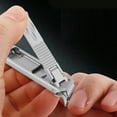thumbnail image 3 of Coupe-ongles Double Extrémité en Acier Inoxydable Pliable Portable pour Maison et Voyage, 3 of 7
