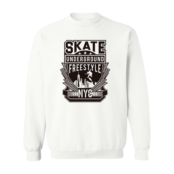 Skate Underground Freestyle Nyc Sweatshirt Men -Image by Shutterstock, Male x-Large