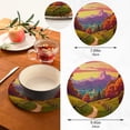 thumbnail image 3 of Coolnut Nature Trail Landscape Trivets Pot Holders Set of 2 Potholders for Kitchens Pure Cotton Thread Weave Trivets,Hot Pads for Kitchens,Coasters,Placemats,Spoon Rest for Cooking Home Decor, 3 of 7