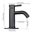 thumbnail image 6 of Aquaterior Single Handle Bathroom Vessel Faucet Mixer Tap with Pop-up Drain, 6 of 10