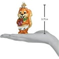 thumbnail image 4 of Old World Christmas Silly Christmas Squirrel Glass Blown Ornament for Christmas Tree, 4 of 5