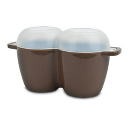 

Prep Solutions by Microwave Poach Perfect Two Egg Poacher Brown