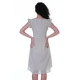 thumbnail image 4 of Moomaya Schiffli Dress Frill Sleeve w/ V-neck Casual Relaxed Summer Garden Dresses, 4 of 8